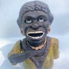 Other | Vintage Cast Iron Mechanical Coin Bank Dinah ...