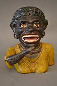 Lot - Cast Iron Dinah Mechanical Bank