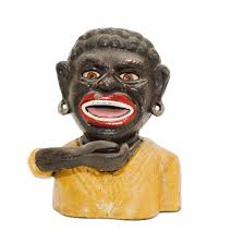 Reproduction of 1890's Cast Iron Mechanical Bank-Dinah