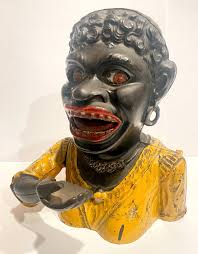 1910 John Harper Dinah Mechanical Bank — Tobias Toys & Trains