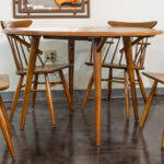 Mid Century Modern CONANT BALL Maple Dining Table with 4 Chairs | Grandview Mercantile