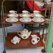 Tea Set Porcelain Vintage 70s Naranco San Claudio // Pottery Flowers Porcelain Coffee Set - Etsy Australia