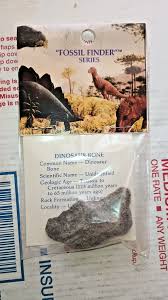 Fossil Finders Series Michigan Unpolished Dinosaur Bone Vintage '91 Package | eBay