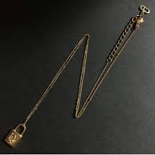 Dior | Jewelry | Dior Gold Padlock Necklace | Poshmark