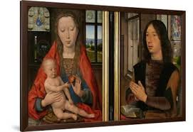 Madonna and Child with Donor, Diptych of Maarten Van Nieuwenhove, 1487' Giclee Print - Hans Memling | AllPosters.com