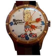 Similar Items to Wrist Watch Authentic Spiro Agnew ...