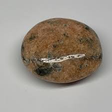 102.2g, 2.1"x1.9"x1.1", Orange Calcite Palm-Stone Crystal ...