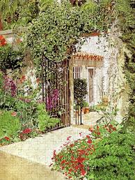 Through The Garden Gate Jigsaw Puzzle by David Lloyd Glover ...