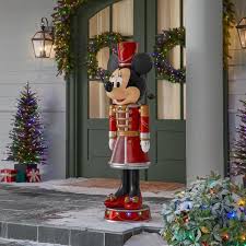 Disney 5 ft. LED Holiday Minnie Mouse Nutcracker Holiday ...