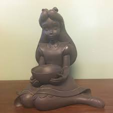 Disney Store Alice in Wonderland & Dinah Big Fig Garden Statue - Used No Box | eBay