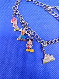 Disney Charm Bracelet Mickey Minnie Mouse USA Flag ...