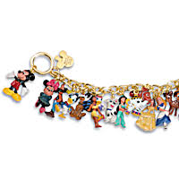 Ultimate Disney Classic Charm Bracelet Featuring 37 Disney ...
