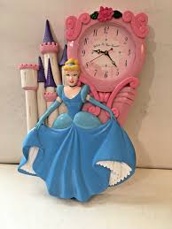Disney Cinderella Wall Clock Castle Believe In Your Dreams ...
