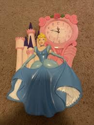 Vintage Disney Cinderella Wall Clock Castle Believe In Your ...