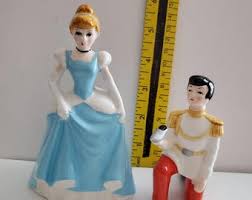 Vintage Disney Cinderella & Prince Charming Set - Etsy