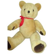 Vintage Blond Mohair Bear. For Sale at Ruby Lane