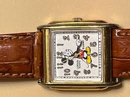 Vintage Lorus Mickey Mouse Tank Watch | Square-dial Lorus ...