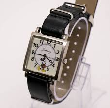 Square Jimmy Mickey Mouse Watch | Nato Strap Disney Watch ...
