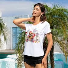 Nicole Lee Fashion Embellished Bling Cotton T-Shirt - Black ...