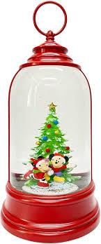 Amazon.com: Disney Christmas Water Spinning Snow Globe ...