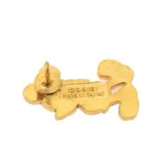 Vintage Tiny Mickey Mouse Pin Tack 3/4" Taiwan Yellow Shoes ...