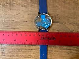Mickey Mouse Women's Watch Blue Transparent Dial - Needs ...