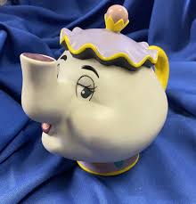 Disney Mrs Potts Teapot Coin Bank Beauty And The Beast Hard ...