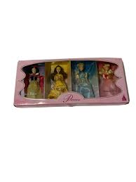 Disney Princess 4 Doll Set Theme Park Edition Rare Belle ...