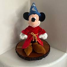 Disney | Toys | Disney Store Fantasia Sorcerer Mickey Mouse Plush | Poshmark
