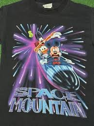 CRAZY 90s Space Mountain Disney World vintage T-shirt ...