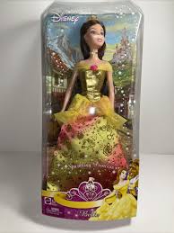 DISNEY PRINCESS SPARKLING Princess BELLE N5050 Doll New | eBay