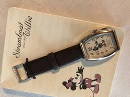 2004 AVON DISNEY MICKEY MOUSE STEAMBOAT WILLIE WATCH N TIN 75 Years Anniversary | eBay