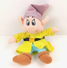 Disney Store Dopey Bean Bag Plush Dwarf 8" Snow White ...