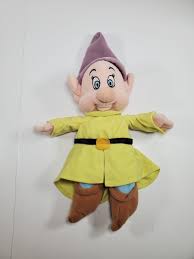Disney DOPEY 10" Beanbag Plush Disneyland Resort Snow White ...
