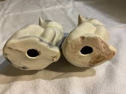 Vintage Ceramic Cats Salt and Pepper Shakers 4" tall | eBay
