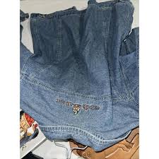 Vintage Disney Store Y2K Jean Jacket Eeyore & Piglet... | Depop