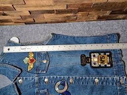 Women's M Denim Vest Custom Sequence Patches Vtg 90s Retro ...