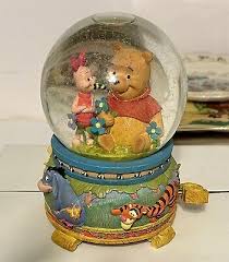 Vintage Disney "Winnie The Pooh" And Friends musical SnowGlobe / NEW IN BOX | eBay
