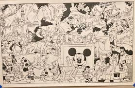 DISNEY ORGY POSTER-20"x33"enlargement from the "Realist"#74 ...
