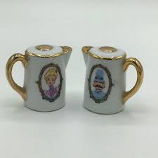 Vintage Disneyland Salt And Pepper Shakers Coffee Pot Japan ...