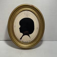 DISNEYLAND Silhouette Portrait Picture Oval Frame Souvenir 70s 80s VTG OOAK | eBay