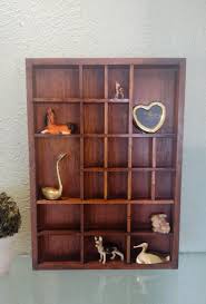 Vintage Wooden Miniature Display Box/ Cubby Shelf by Enesco - Knick Knack - Shadow Box - 16"x11.5" - Rustic/cottage/primitive/boho/farmhouse - Etsy Canada