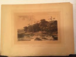 1810 THOMAS & WILLIAM DANIELL Engraving Aquatint Original ...