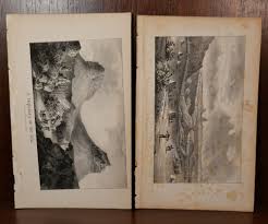 2 Lithographs From 1848 Gila & Colorado Rivers Arizona by ...