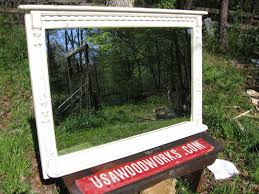 Buy Bathroom Mirror , Cottage Distressed French Country Online in India - Etsy