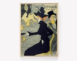 Toulouse Lautrec Divan Japanois Print, Art Nouveau Wall Art ...