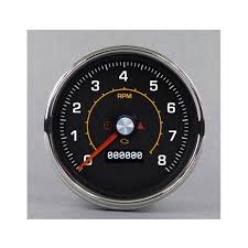 New Vintage USA 79150-79 M-102 Series Tachometer Gauge, Black