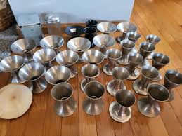 Lot Of Vintage Chrome Finish Metal Dixie Cup Ice Cream Cone ...