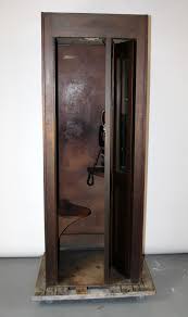 Lot - American 1950 Bell System wooden phone booth