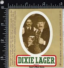 Dixie Lager Beer Label